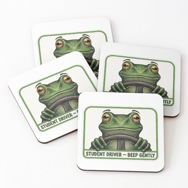 Item preview, Beep Gently Frog Driver designed and sold by Roy & Tiffany.