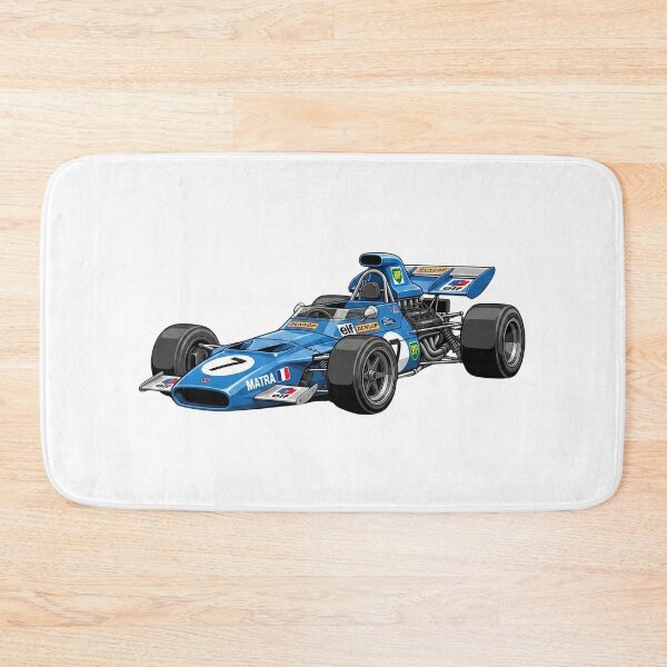 Item preview, 1969 Matra MS80 Jackie Stewart Champion Vintage F1 Grand Prix Racing Car Illustration designed and sold by Motorline44.