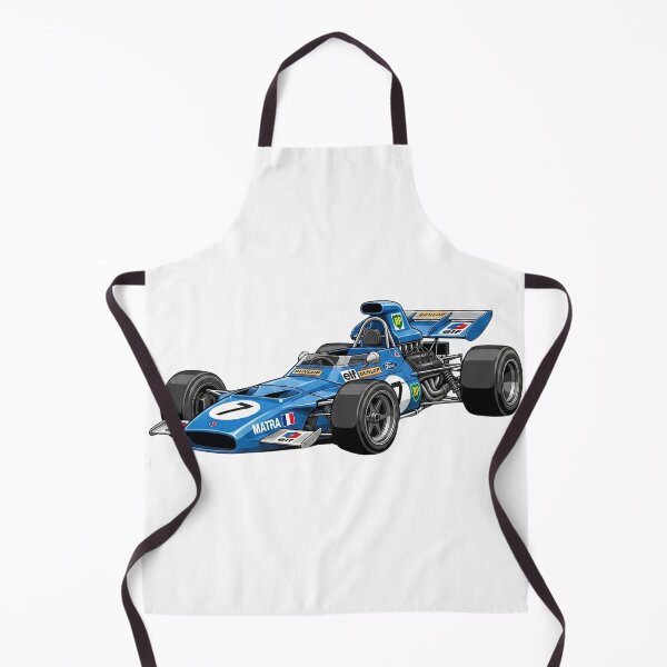 Item preview, 1969 Matra MS80 Jackie Stewart Champion Vintage F1 Grand Prix Racing Car Illustration designed and sold by Motorline44.
