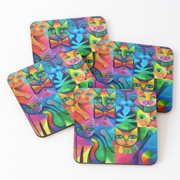 Item preview, Clown cats designed and sold by Karin Zeller.