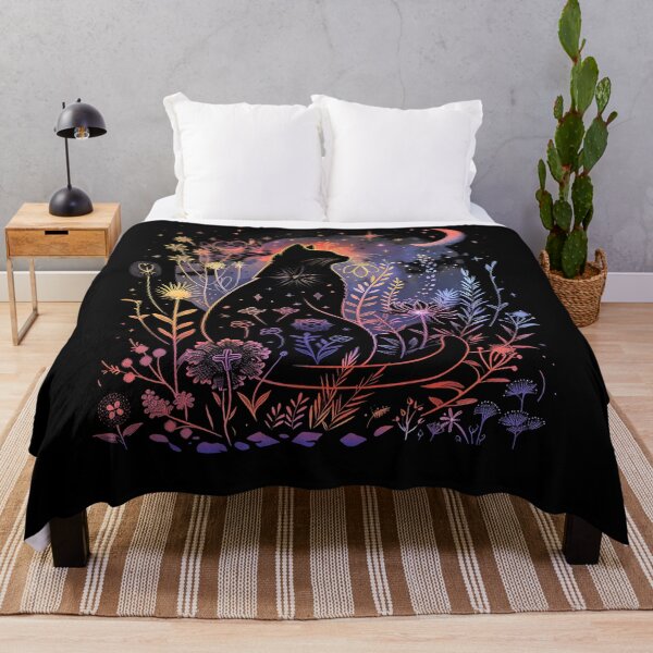 Item preview, Halloween Black Cat Mystical Cat Lover Women Girls designed and sold by LouisaOReilly.
