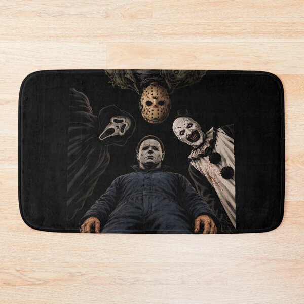 Item preview, Halloween Tshirts Michael Myers Jason Voorhees Ghost Face And Art The Clown Horror Nights Horror Characters Universal Studios Scary Movie designed and sold by Hydlaaksmndriss.