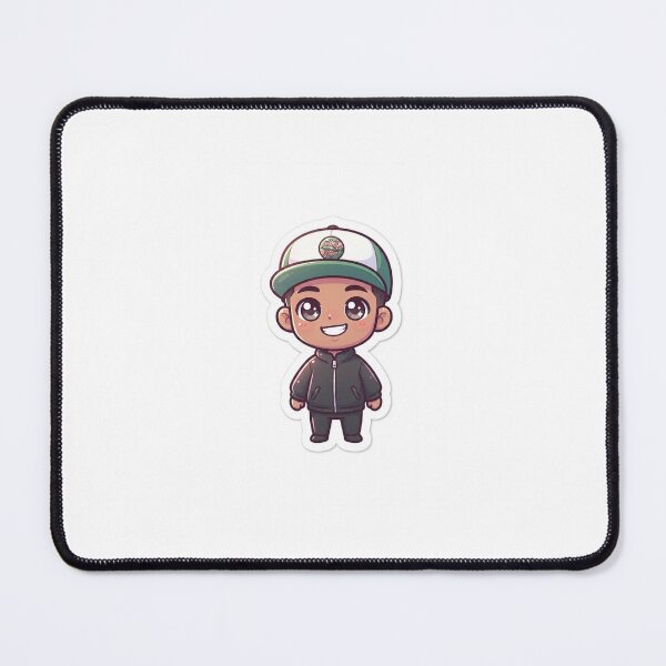 Item preview, Chibi Boy in Track Jacket and Baseball Cap designed and sold by TheModernMuslimahchibi&more .