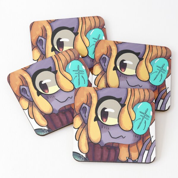 Item preview, Colorful Cartoon Character with Blue Gem designed and sold by J-Mindful.