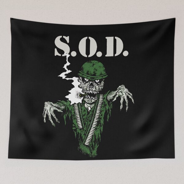 Item preview, S.O.D.  Skeleton Soldier Thrashcore Graphic designed and sold by GerdaGusikow.