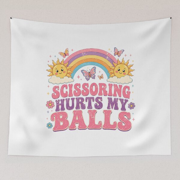 Item preview, Scissoring Hurts My Balls designed and sold by a-turner-paint.