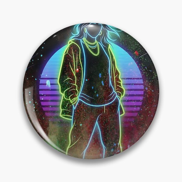 Item preview, Neon Streetwear Silhouette Synthwave Retro Glow Art designed and sold by iwzzuel.