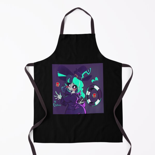 Item preview, Cute Witch Character with Lollipop and Skulls designed and sold by J-Mindful.