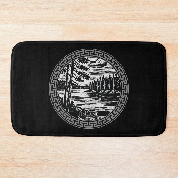 Item preview, Finland Vintage Woodcut Art designed and sold by Thistle-TShop.