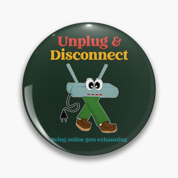 Item preview, Unplug  Disconnect Being Online Gets Exhausting 185 designed and sold by eternalwildflo.