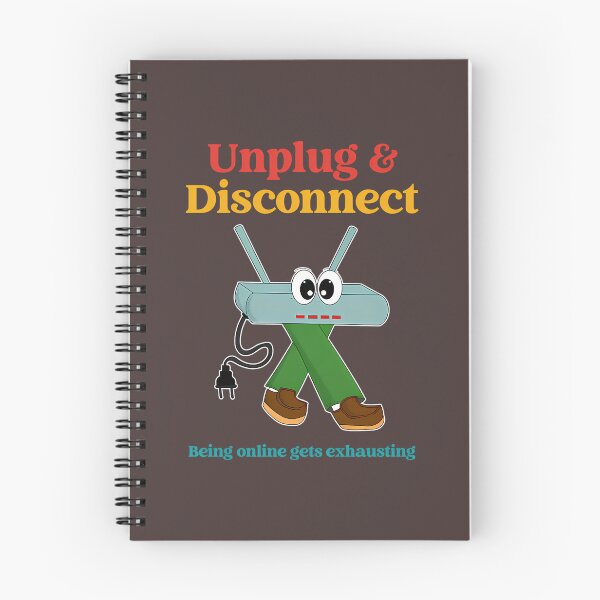Item preview, Unplug  Disconnect Being Online Gets Exhausting 185 designed and sold by eternalwildflo.