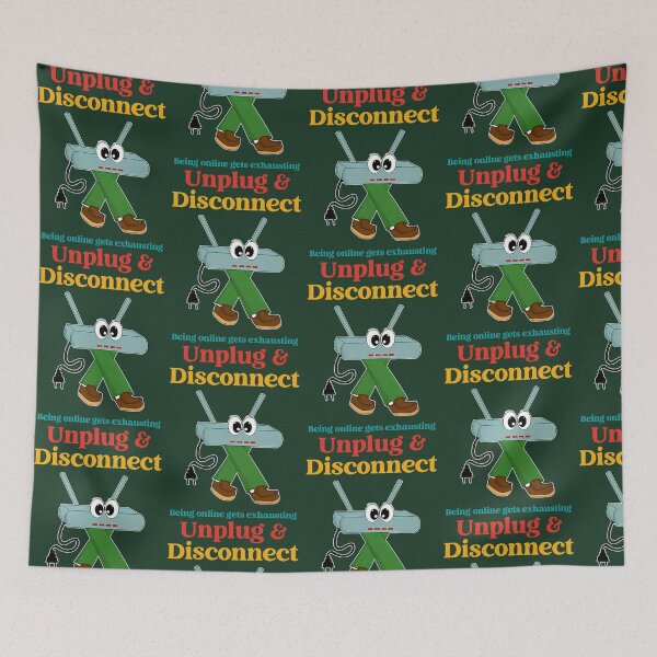 Item preview, Unplug  Disconnect Being Online Gets Exhausting 185 designed and sold by eternalwildflo.