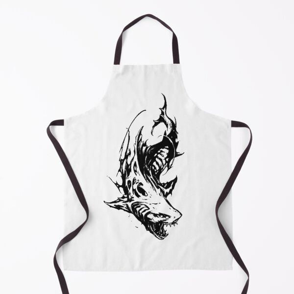 Item preview, Gothic Leviathan - Demonic Cyberpunk Shark designed and sold by Ink8instinct.