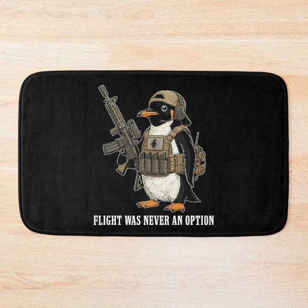 Item preview, Flight Was Never an Option Tactical Penguin designed and sold by charoen-design.