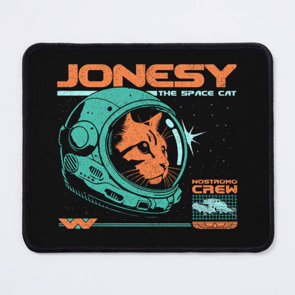 Item preview, Teal Space Helmet Orange Feline Portrait Visual designed and sold by NizaArtShop.
