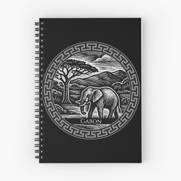 Item preview, Gabon Vintage Woodcut Art designed and sold by Thistle-TShop.