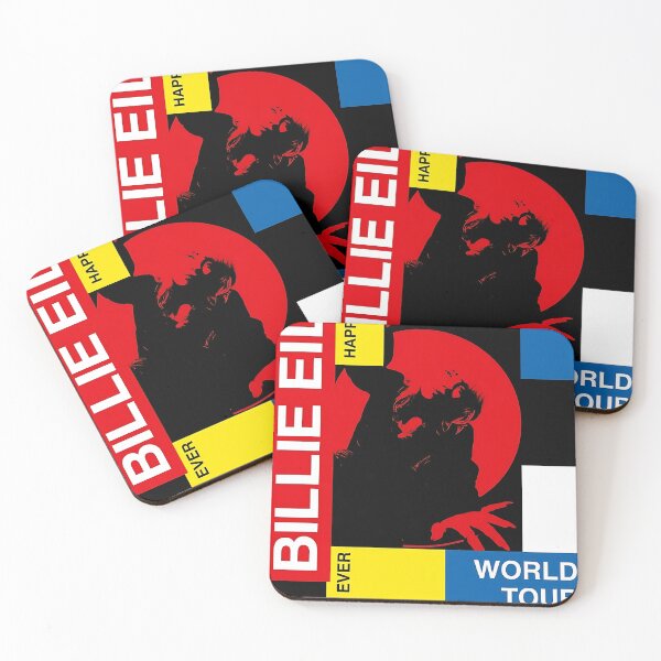 Item preview, Billie Eilish Happier Than Ever World Tour Mondrian Geometric Graphic Art designed and sold by iwzzuel.
