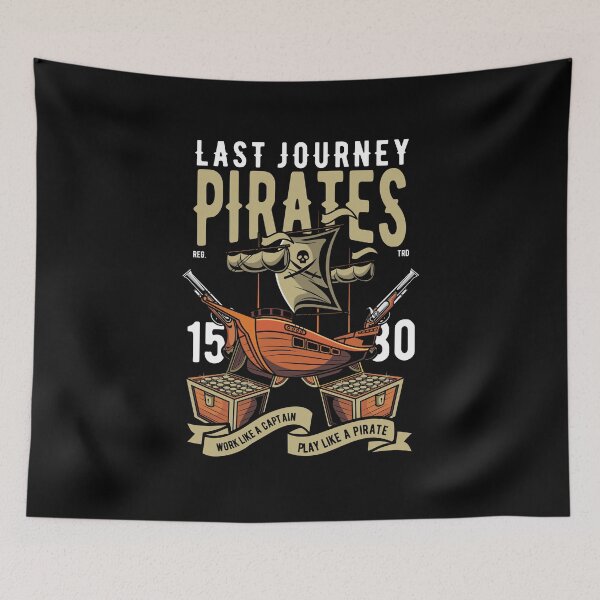 Item preview, Work Like A Captain Play Like A Pirate Ship Treasure designed and sold by heedooppod.