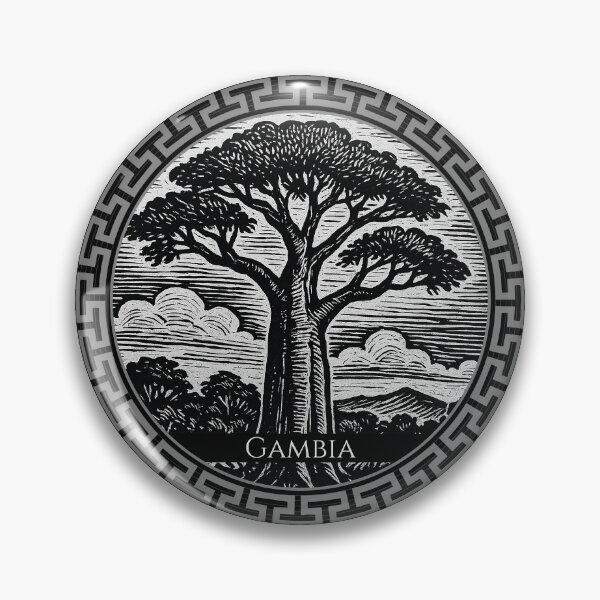 Item preview, Gambia Vintage Woodcut Art designed and sold by Thistle-TShop.