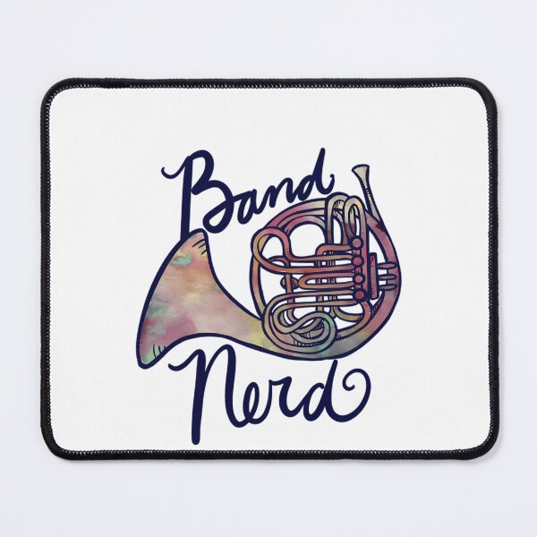 Item preview, French Horn Watercolor Brass Instrument Music Student designed and sold by TheFcknHorseman.