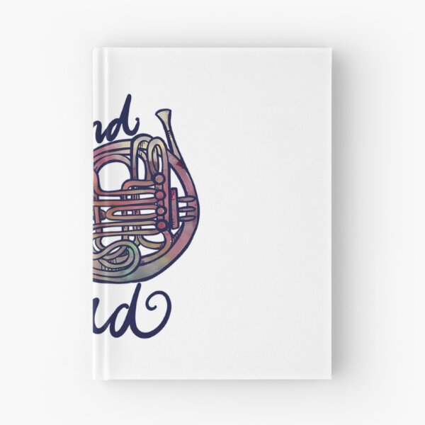 Item preview, French Horn Watercolor Brass Instrument Music Student designed and sold by TheFcknHorseman.
