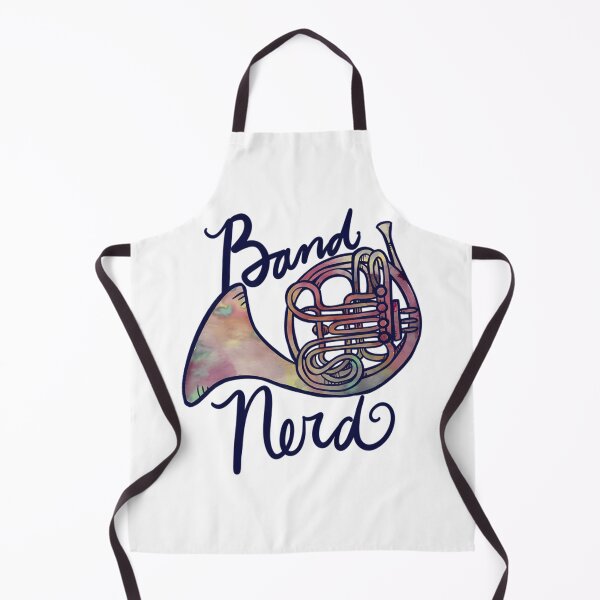 Item preview, French Horn Watercolor Brass Instrument Music Student designed and sold by TheFcknHorseman.