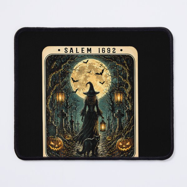 Item preview, Salem 1692 They Missed One Tarot Card Black Cat designed and sold by LouisaOReilly.