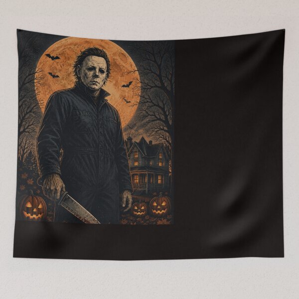 Item preview, Michael Myers Tshirts Vintage Halloween Night Horror Party Serial Killer Halloween designed and sold by Hydlaaksmndriss.
