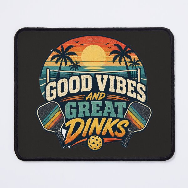 Item preview, Good Vibes, Great Dinks - Pickleball Dad Retro Shirt designed and sold by GreyTee.
