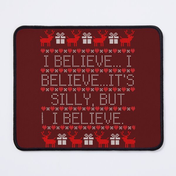 Item preview, I Believe Ugly Christmas Sweater designed and sold by Normbot2000.