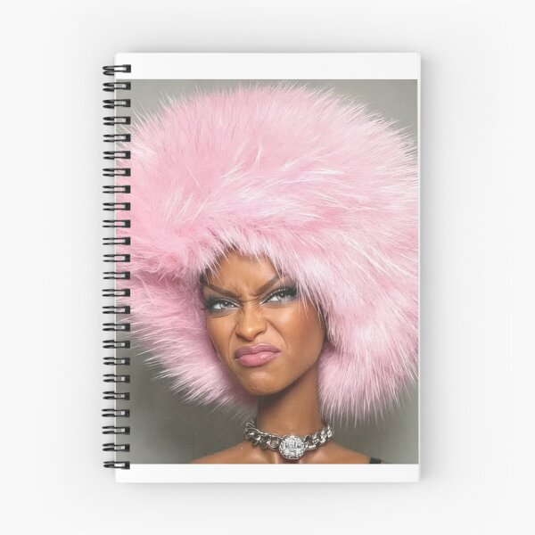 Item preview, Funny Sassy Doll Huge Pink Fur Hat Judgemental Meme designed and sold by Devilians92.