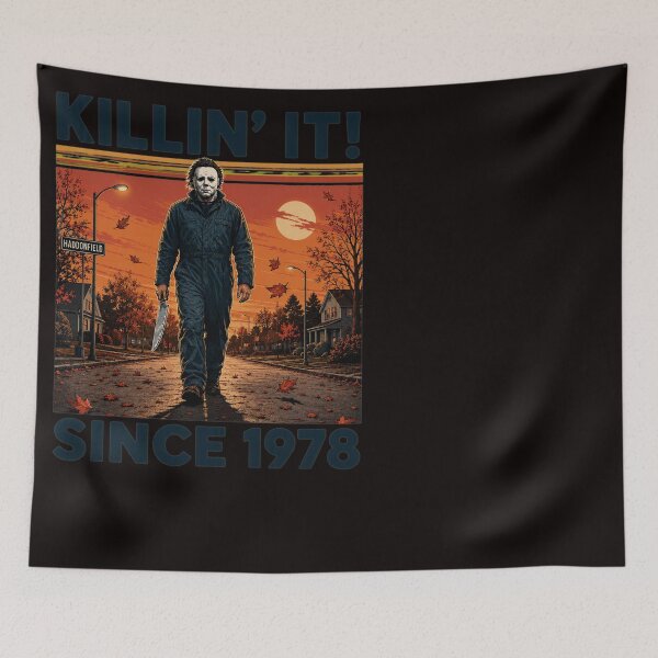 Item preview, Michael Myers Tshirts Killin' It Since 1978 Halloween designed and sold by Hydlaaksmndriss.