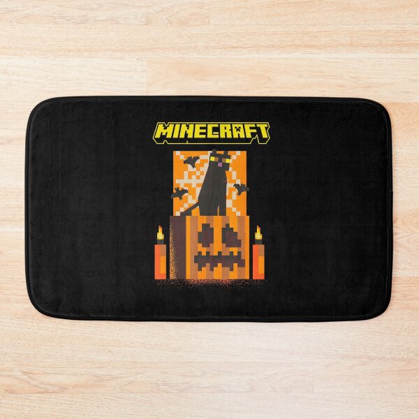Item preview, Minecraft Halloween Black Cat Pumpkin Spooky Scene designed and sold by stershopepie.