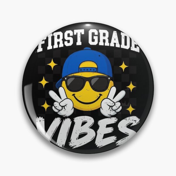 Item preview, First Grade Vibes Cool Smiley Face Back To School 1st Grade designed and sold by haitrieuic96.