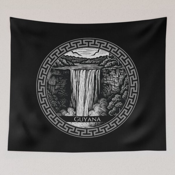 Item preview, Guyana Vintage Woodcut Art designed and sold by Thistle-TShop.