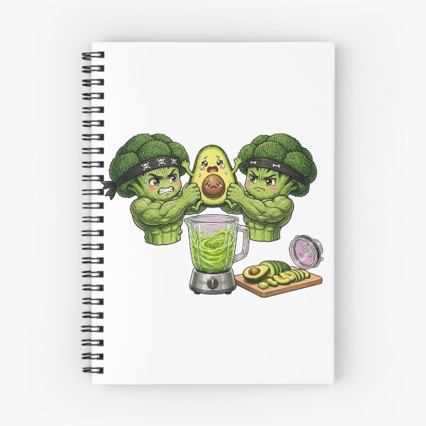 Item preview, Broccoli vs Avocado - Funny Kitchen Horror Blender Massacre designed and sold by Csaba1983.