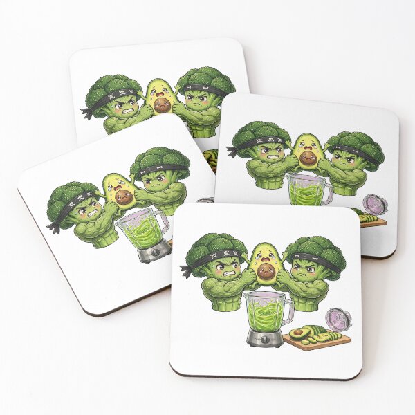 Item preview, Broccoli vs Avocado - Funny Kitchen Horror Blender Massacre designed and sold by Csaba1983.