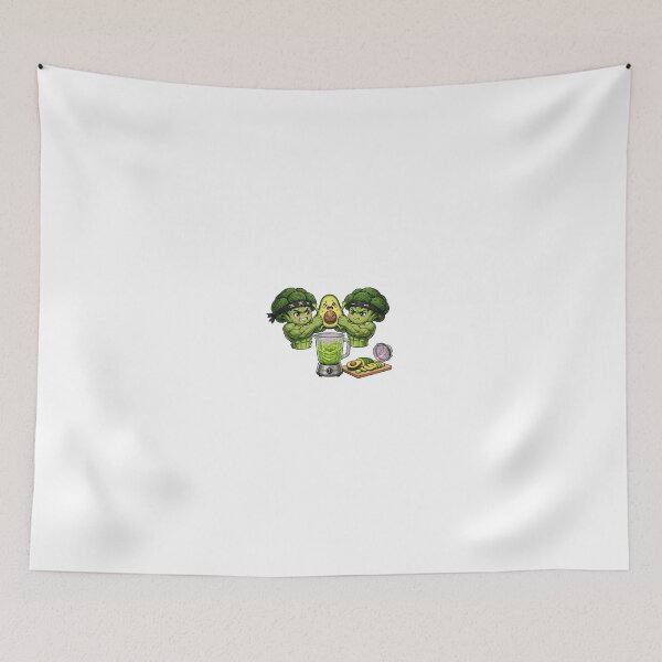 Item preview, Broccoli vs Avocado - Funny Kitchen Horror Blender Massacre designed and sold by Csaba1983.