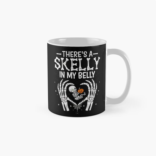 Item preview, There's A Skelly In My Belly Halloween Pregnancy designed and sold by leocreatives.