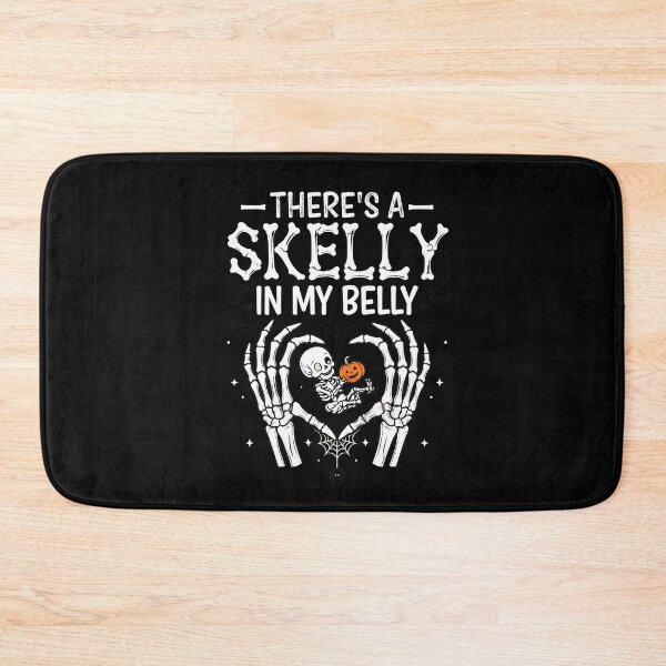 Item preview, There's A Skelly In My Belly Halloween Pregnancy designed and sold by leocreatives.
