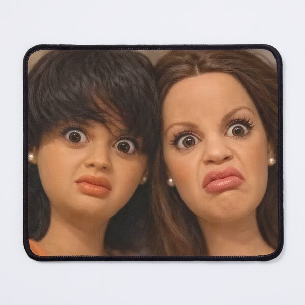 Item preview, Disgusted Dolls Double Stare Funny Reaction Meme designed and sold by Devilians92.
