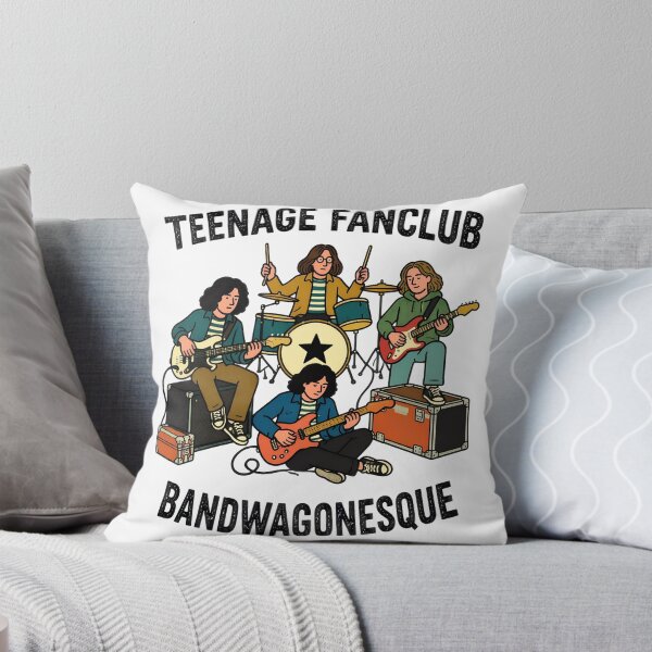Item preview, TEENAGE FANCLUB Band Money Bag Retro Indie Rock designed and sold by DenizNasif.