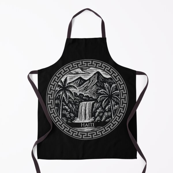 Item preview, Haiti Vintage Woodcut Art designed and sold by Thistle-TShop.
