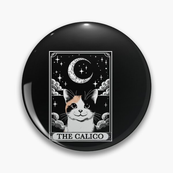 Item preview, Vintage Tarot Crescent Moon Calico Cat Mom designed and sold by LouisaOReilly.