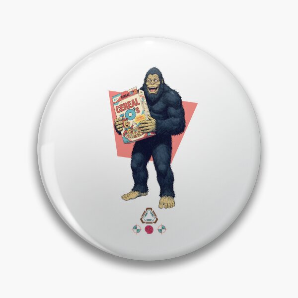 Item preview, Bigfoot Finding His Favorite Cereal Retro Comic Style designed and sold by Whimsy Trail Co.