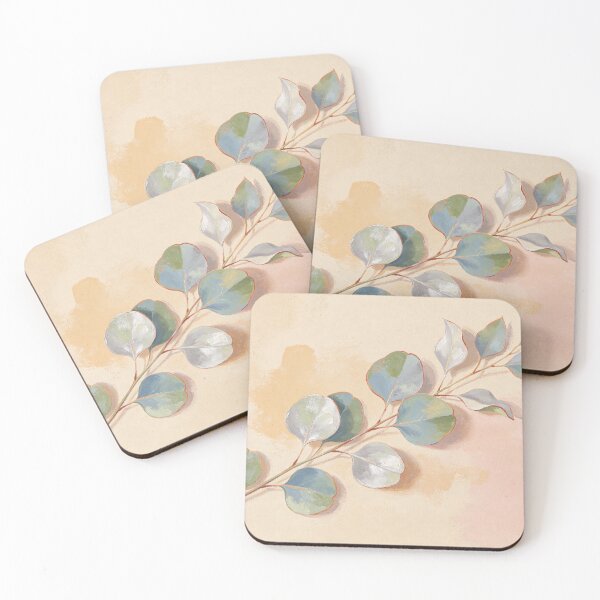 Item preview, Eucalyptus Cinerea Silver Dollar Gum Botanical Art designed and sold by EduMaru_Arts.