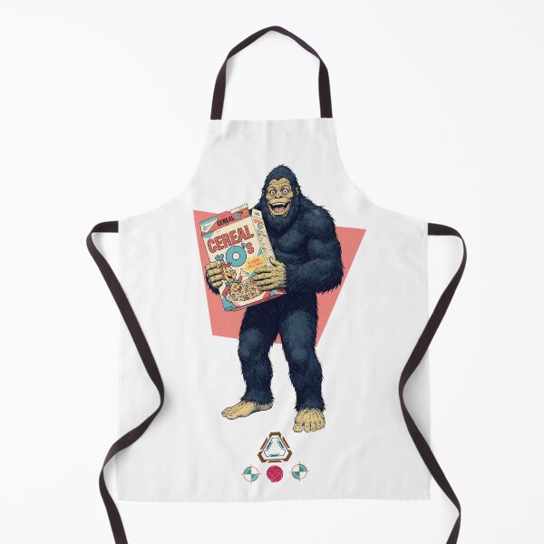 Item preview, Bigfoot Finding His Favorite Cereal Retro Comic Style designed and sold by Whimsy Trail Co.