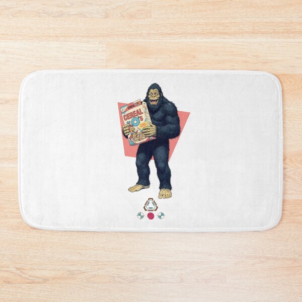 Item preview, Bigfoot Finding His Favorite Cereal Retro Comic Style designed and sold by Whimsy Trail Co.