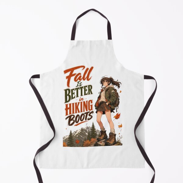 Item preview, Fall Is Better in Hiking Boots | Funny Autumn Hiking Shirt for Women | Hiker Gift designed and sold by PrintSparkDesigns.