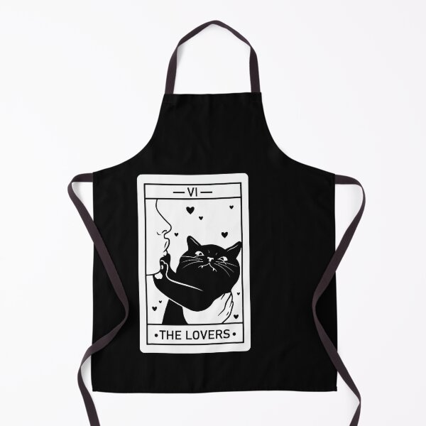 Item preview, The Lovers Cat Humor Tarot Card Halloween designed and sold by LouisaOReilly.